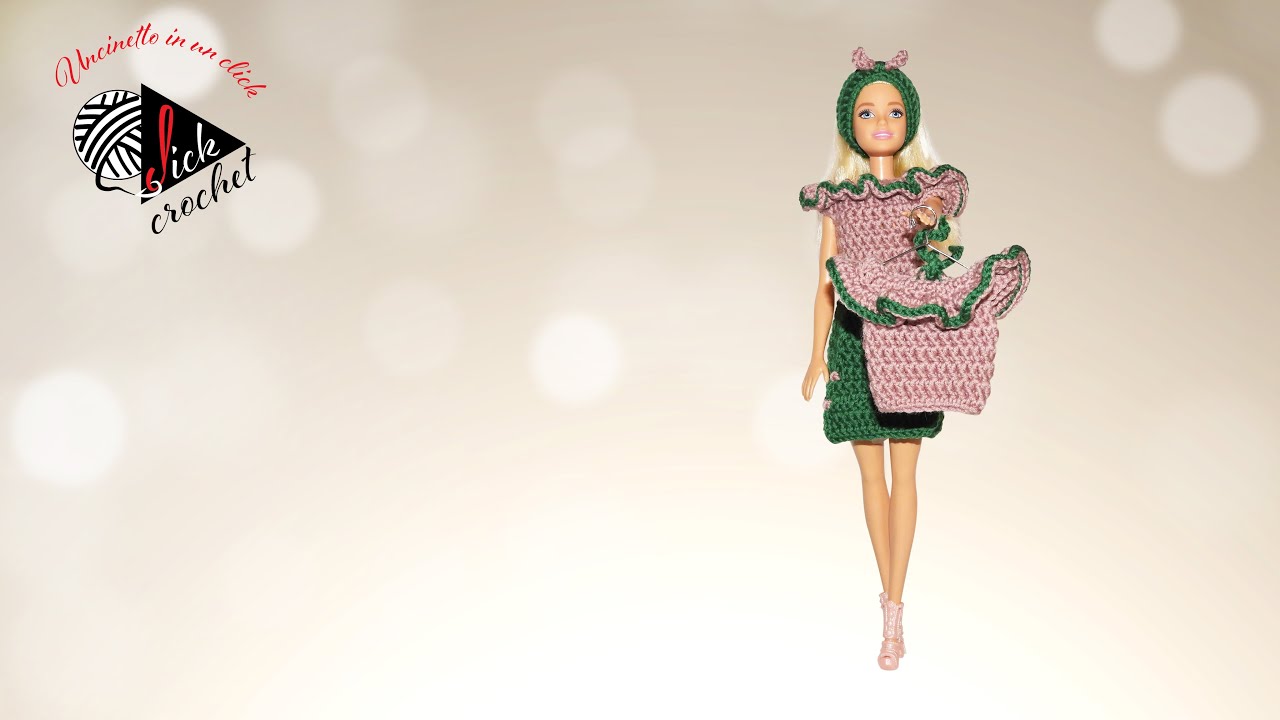 TUTORIAL UNCINETTO BARBIE MAGLIA MODELLO 3