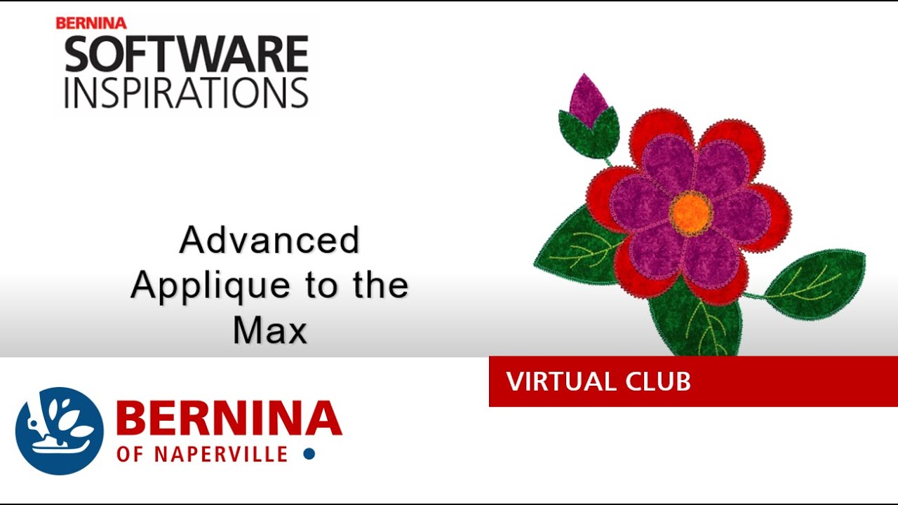 Software Inspirations: Lesson 8 - Advanced Applique