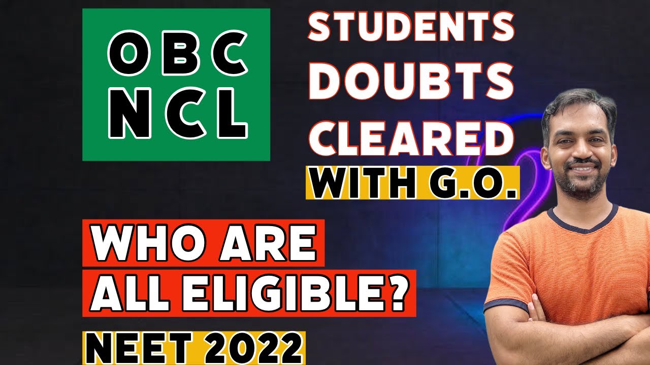 OBC NCL Certificate doubts cleared Tamil | NEET 2022 latest news