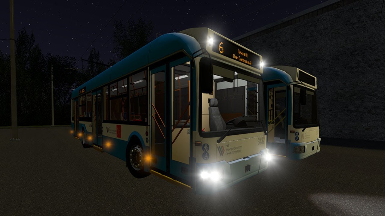 Петербургский троллейбус АКСМ-321|Gmod Trolleybus FS#1|City 25