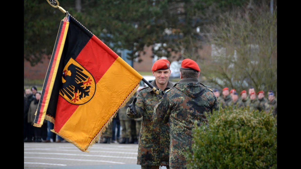 Kommandoübergabe LogSBw - BG Lüth an Oberst Denk