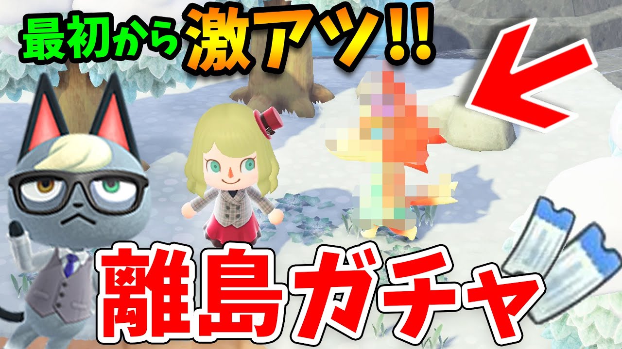 【あつ森】新住民が決定！離島ガチャでジャックとみすずを狙う！時間操作なしで集めた全マイルをつぎ込んだ結果…【あつまれどうぶつの森 攻略】