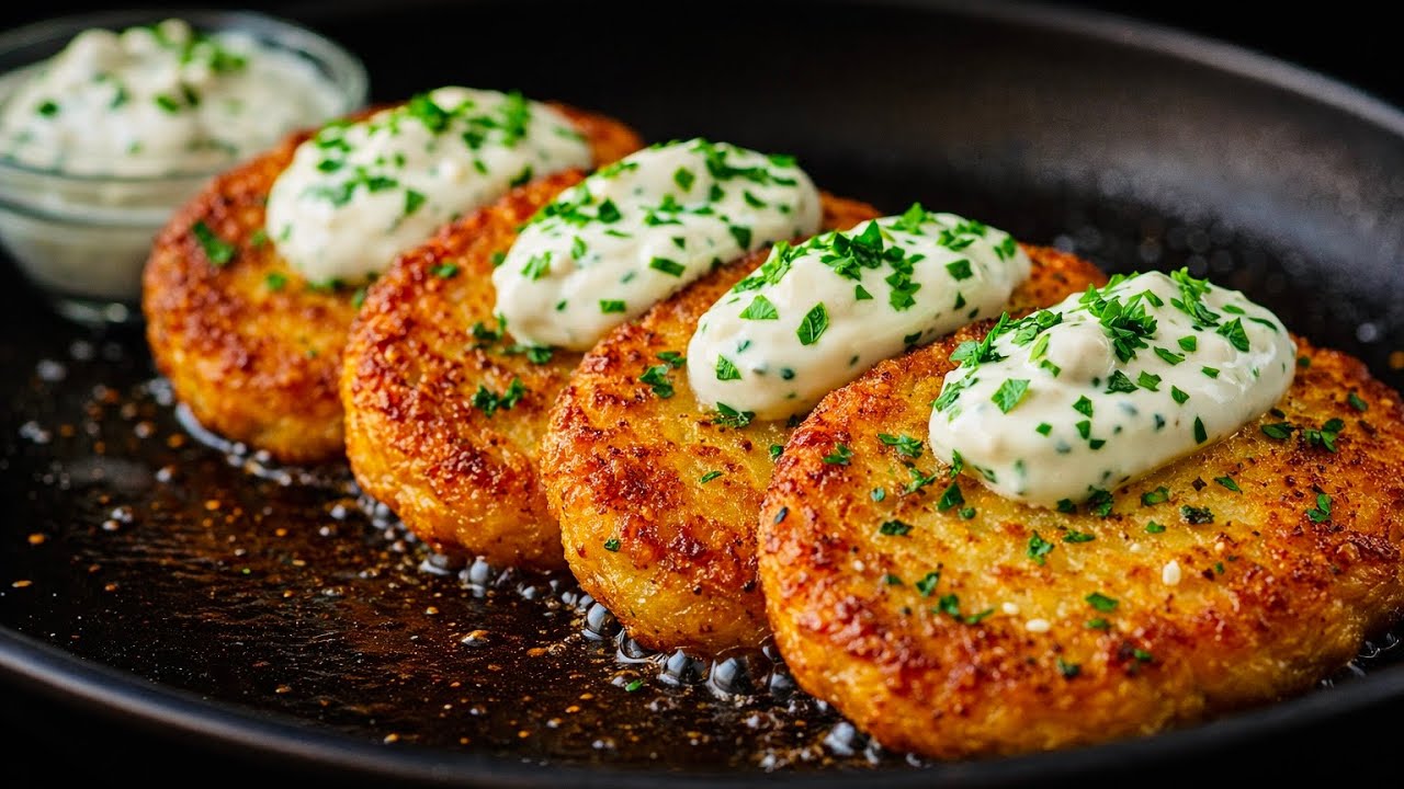 Just Mix Potatoes and Eggs! Grandma’s Crispy Pancakes Everyone Loves