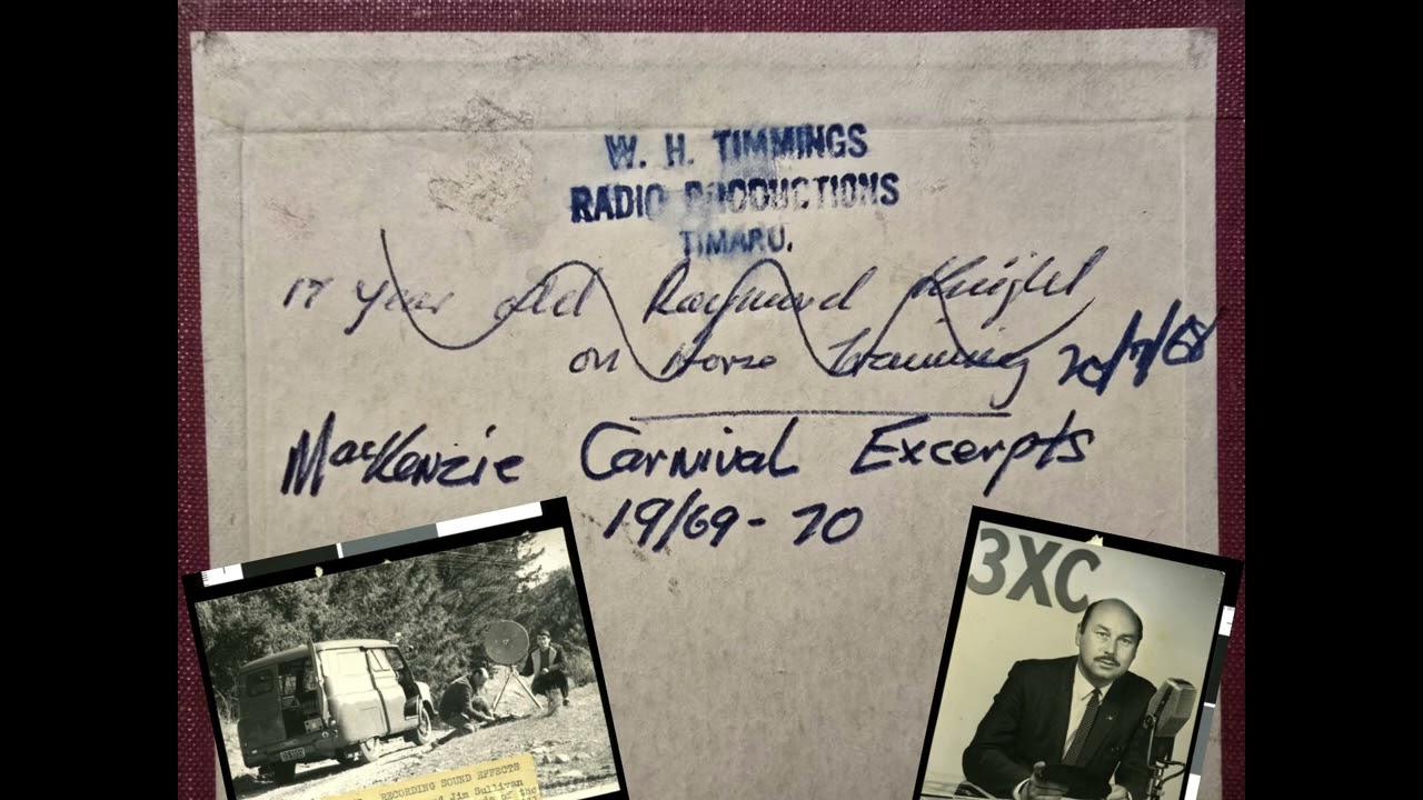 McKenzie Carnival 1969 Fairlie NZ with Bill Timmings 3XC Radio Caroline Timaru.