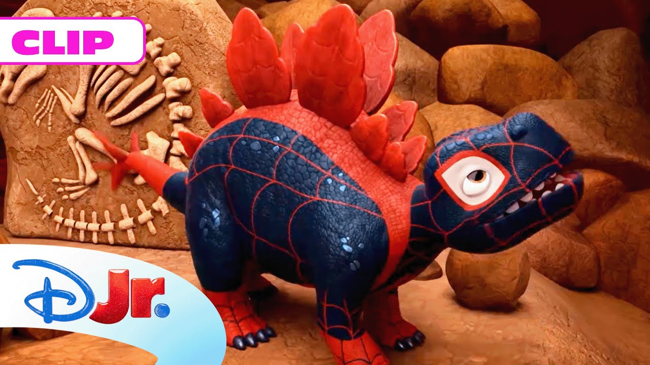 MARVEL SPIDEY Y SU SUPEREQUIPO: La aventura de buscar f&oacute;siles 🦕 | @DisneyJuniorES