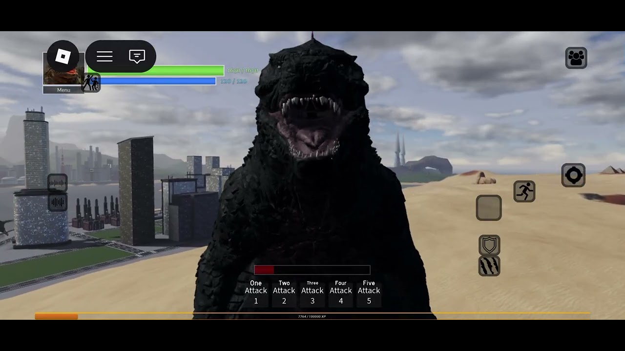 Playing the new update at age of titans (AOT)￼￼