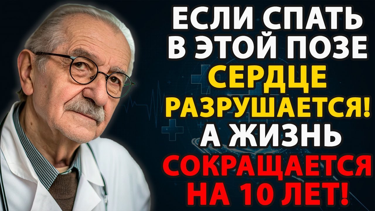Не спите в этой позе! Эта ошибка СОКРАЩАЕТ ЖИЗНЬ НА 10 ЛЕТ!