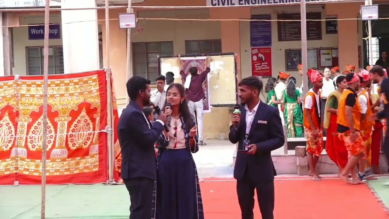 Anchoring In Departmental Dance. @SolarEfficientService @GCOEJalgaon