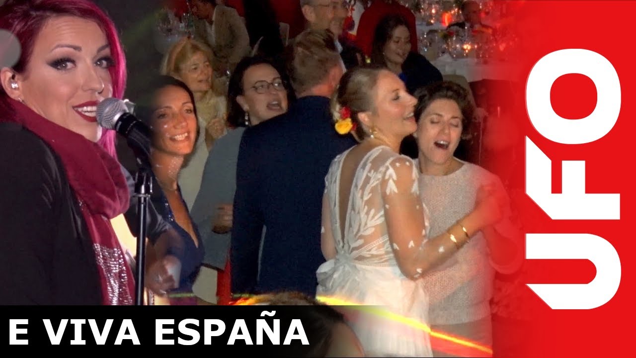 E VIVA ESPAÑA - Georgette Plana par l'Orchestre UFO ( orchestre de mariage)