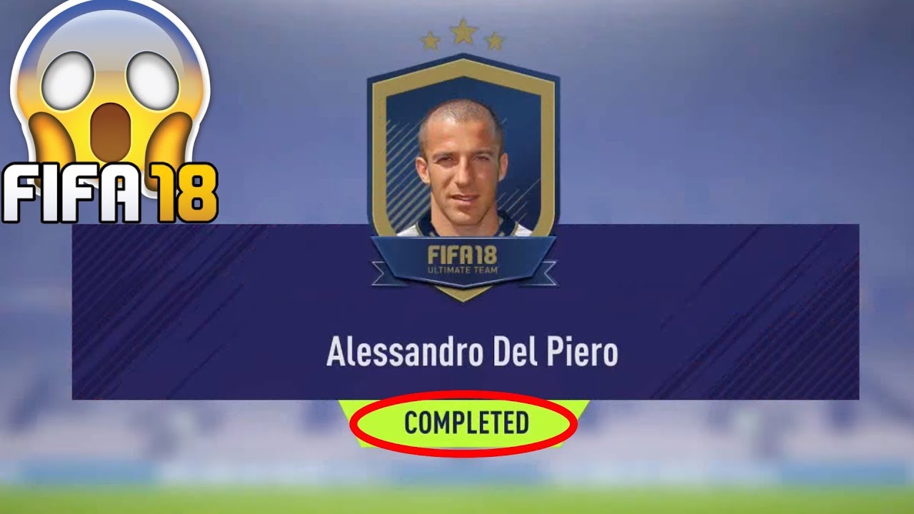 PRIME ICON DEL PIERO SBC CHEAPEST SOLUTION | ICON SQUAD BUILDING CHALLENGE | FIFA 18 ULTIMATE TEAM