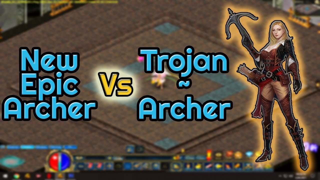 ConquerOnline ~ New EpicArcher Vs Trojan And Archer, Hit 6.7 Million Damage To Human ~ Royalty_EU_O
