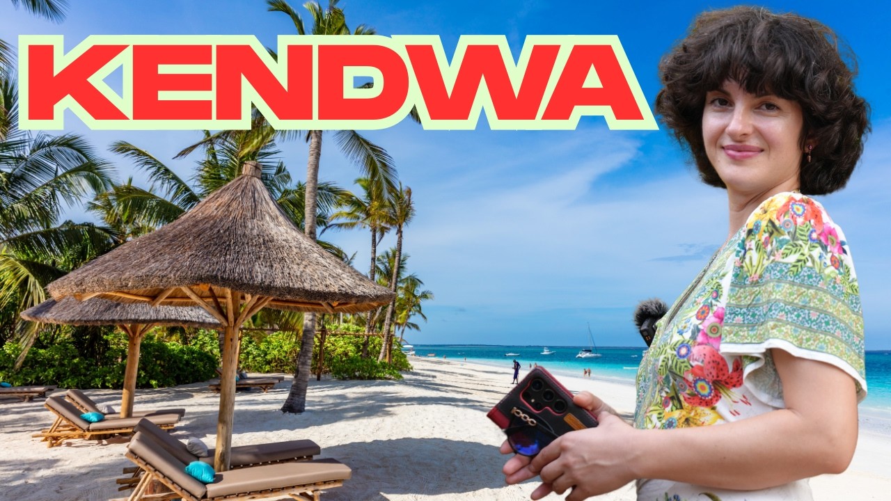 PARADISUL DIN ZANZIBAR - PLAJA KENDWA + FULL MOON PARTY ! NISIP ALB, APA TURCOAZ, CAZARE SUPER. -4K-