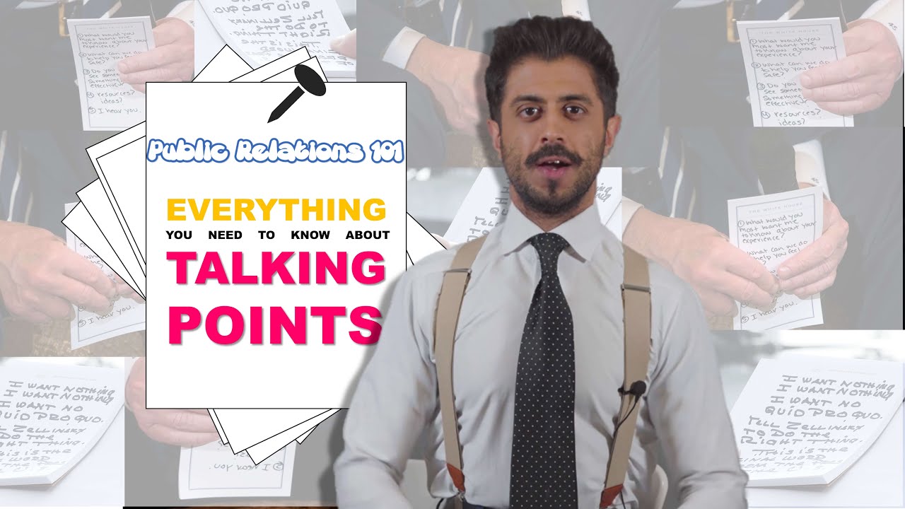 Public Relations 101: What are TALKING POINTS?
