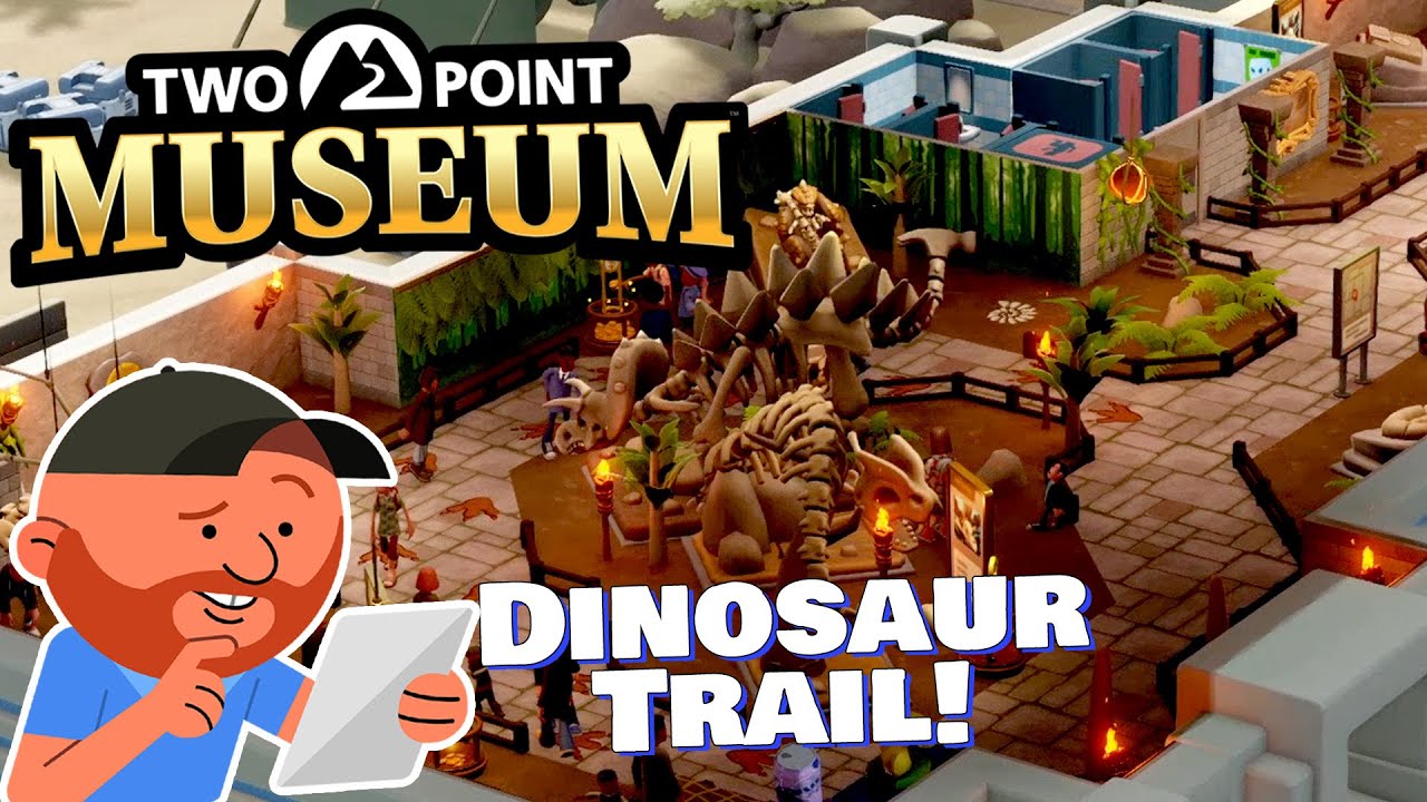 Two Point Museum Ep 03 | Drumheller Inspired Dinosaur Walk! | Museum Builder!