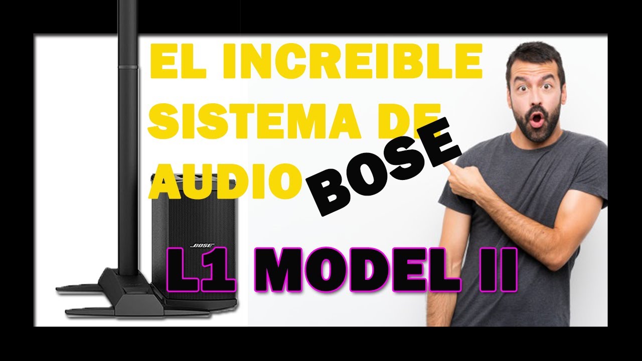 ⚡🔥💥 Un Ícono en SISTEMA DE AUDIO profesional BOSE L1 MODEL II ⚡🔥💥