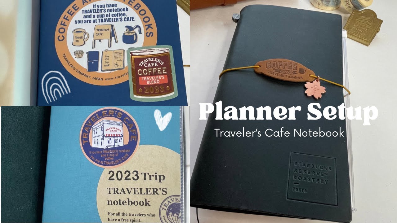 2023 Planner Setup - Traveler’s Company Notebook Cafe ☕️ Starbucks Reserve Roastery Tokyo Edition