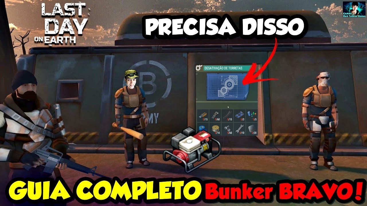 ●NOVO Bunker BRAVO! Primeira INVASÃO com guia COMPLETO para INICIANTES 👁 Last Day On Earth