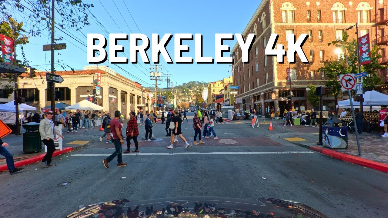 BERKELEY 🚗 Drive 🇺🇸 California 4K