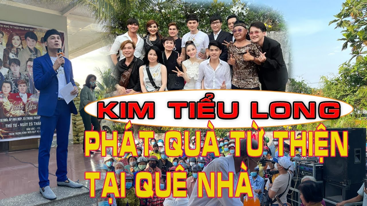 Kim Tiểu Long - Phát Từ Thiện Tại Quê Nhà Vũng Liêm