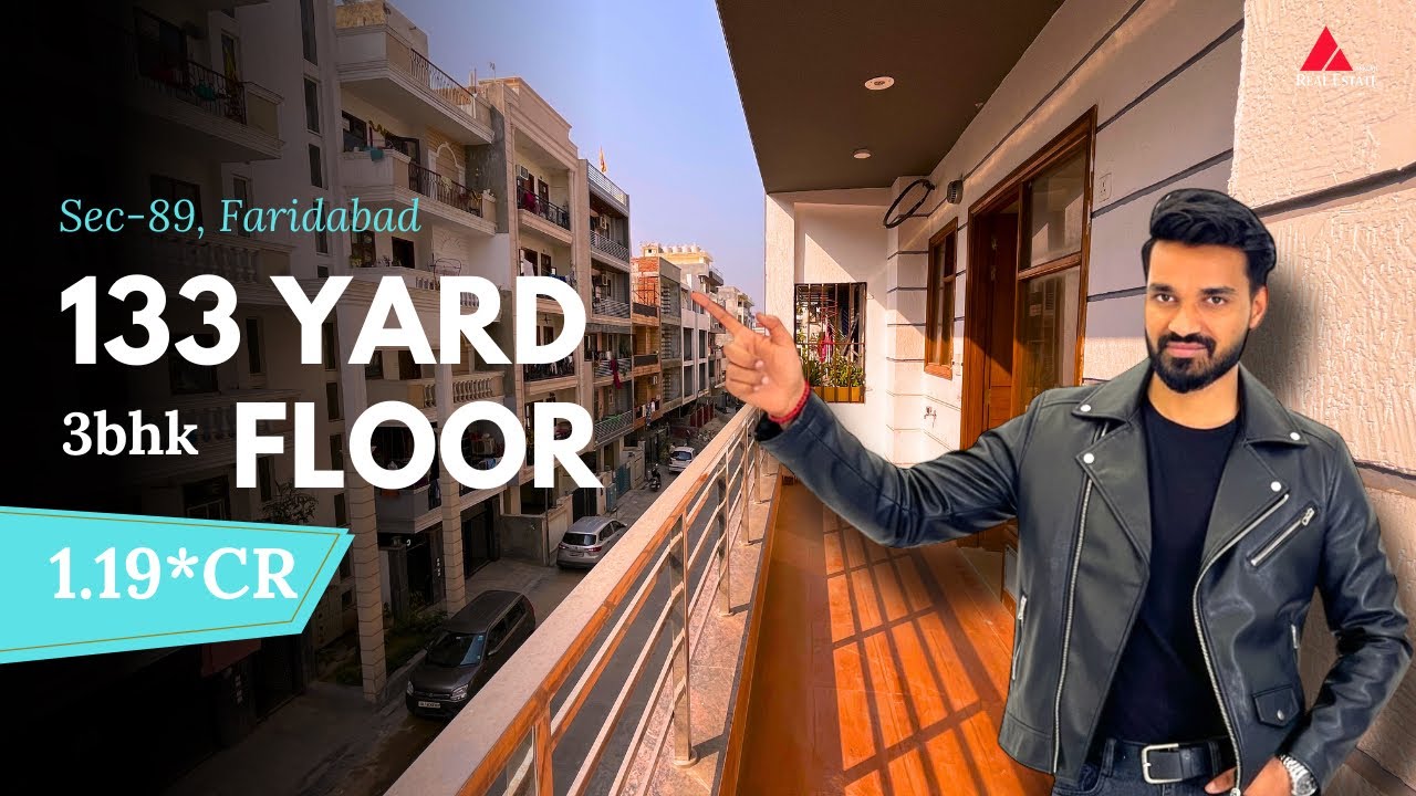 133 Yard 3BHK Builder Floor in Sec-89 Faridabad | Honour Homes | Near Expressway | ₹ Best Deal