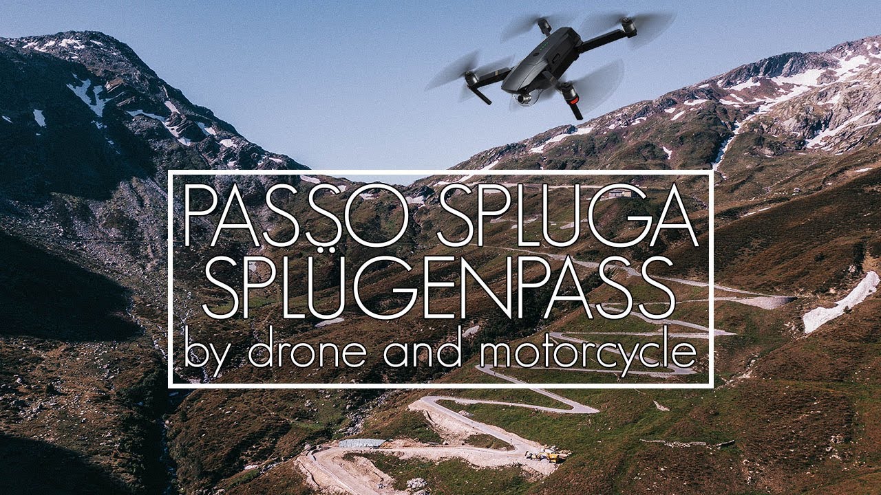 Passo Spluga - Splugenpass by drone and motorcycle | DroneRidersClub #002