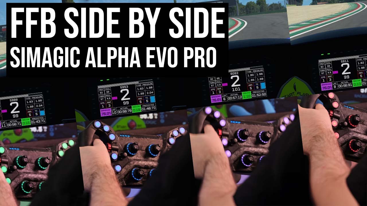 Assetto Corsa EVO | SIMAGIC Alpha EVO Pro - Force Feedback (FFB) | 6 Nm / 10 Nm / 14 Nm / 18 Nm