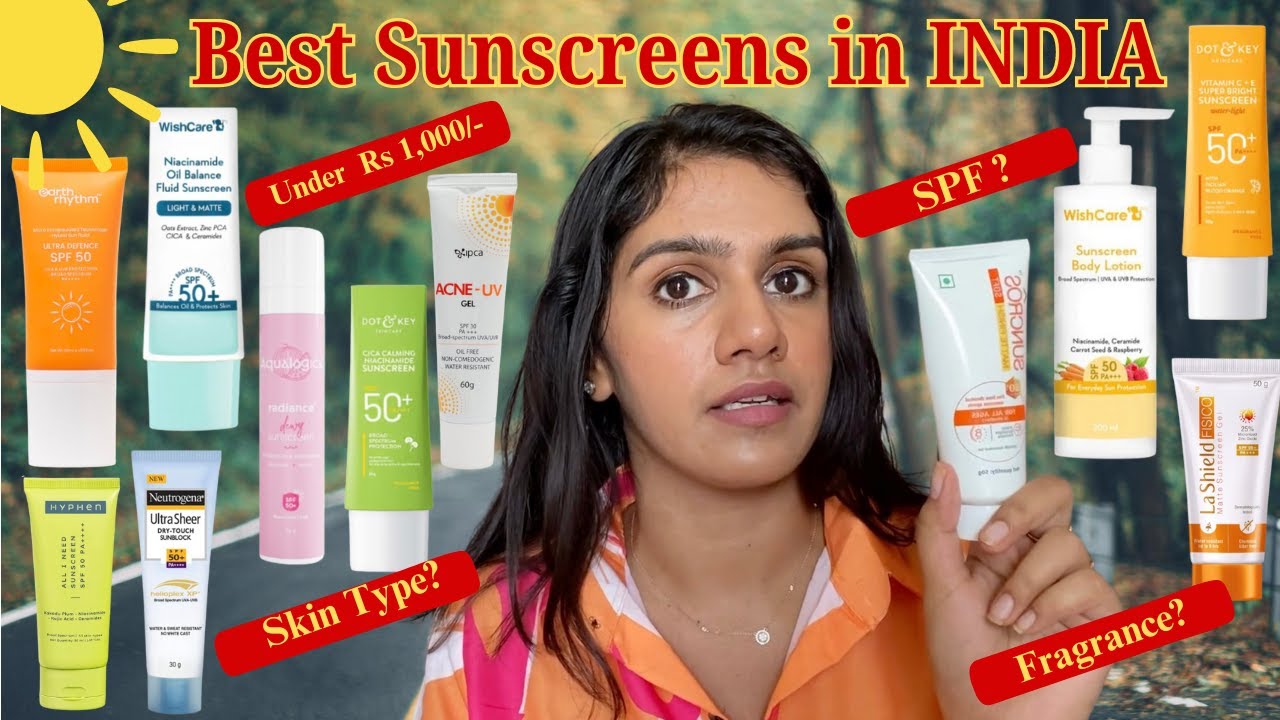 Best Sunscreens in India 2024 || Sunscreen under 1,000/- ||  Archie Golia