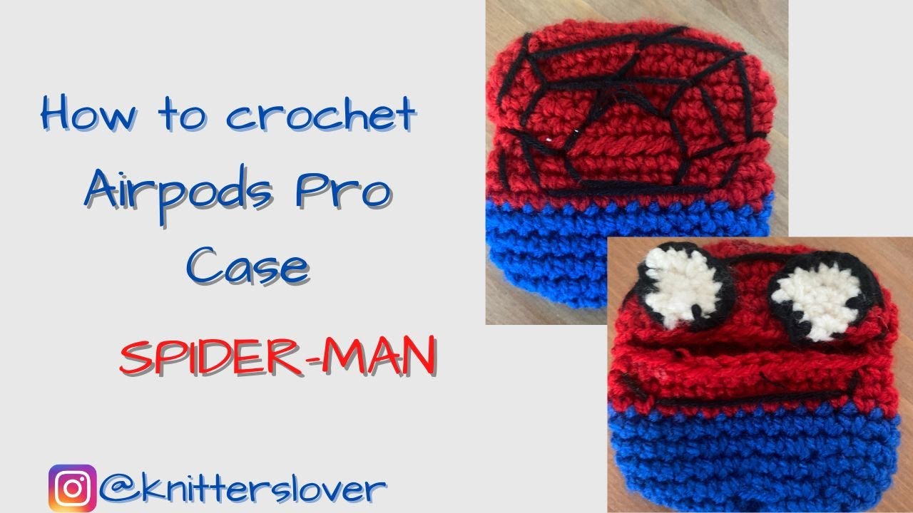 DIY Spider-Man Airpods Pro Case 🧶🕸️🧶🕸️ (ENG-ITA) Part 2