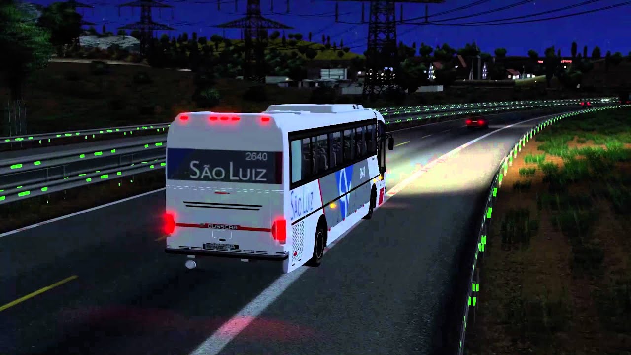 Euro Truck Simulator 2 Bus trip to Faro with Busscar Jumbuss 340