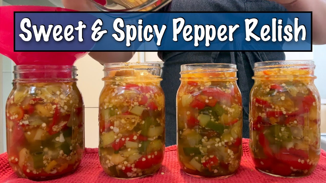 Sweet & Spicy Pepper Relish Recipe