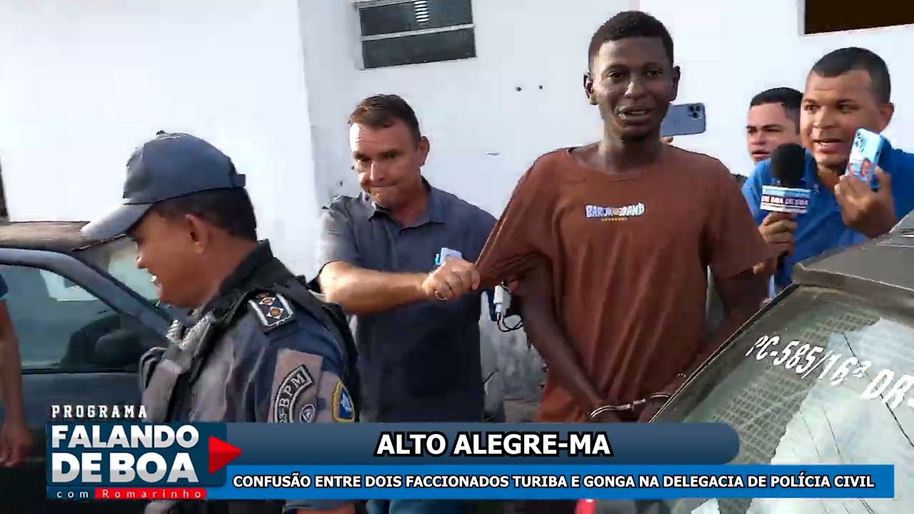 CONFUSÃO ENTRE DOIS FACCIONADOS TURIBA E GONGA NA DELEGACIA DE POLÍCIA CIVIL