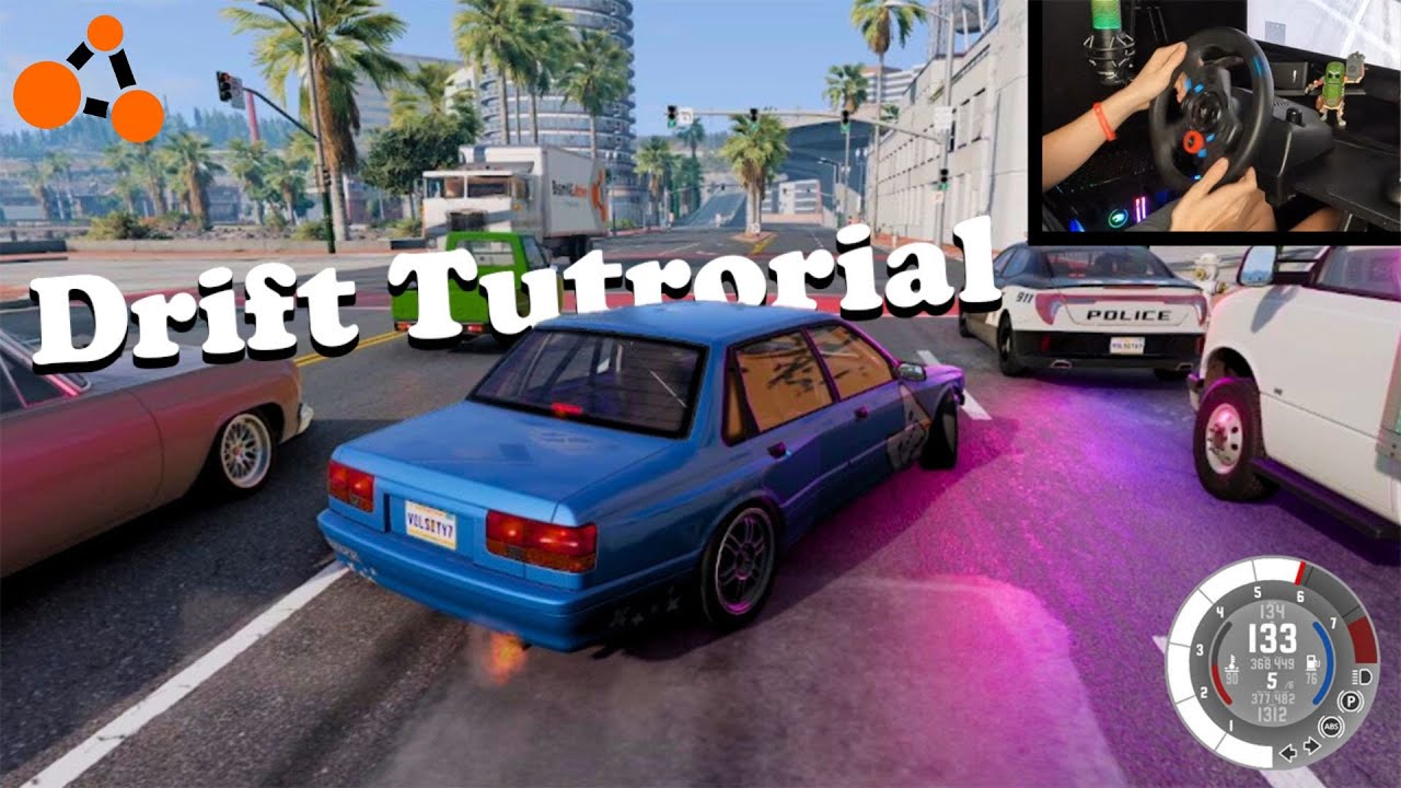Как дрифтовать в BeamNG.drive с помощью руля
