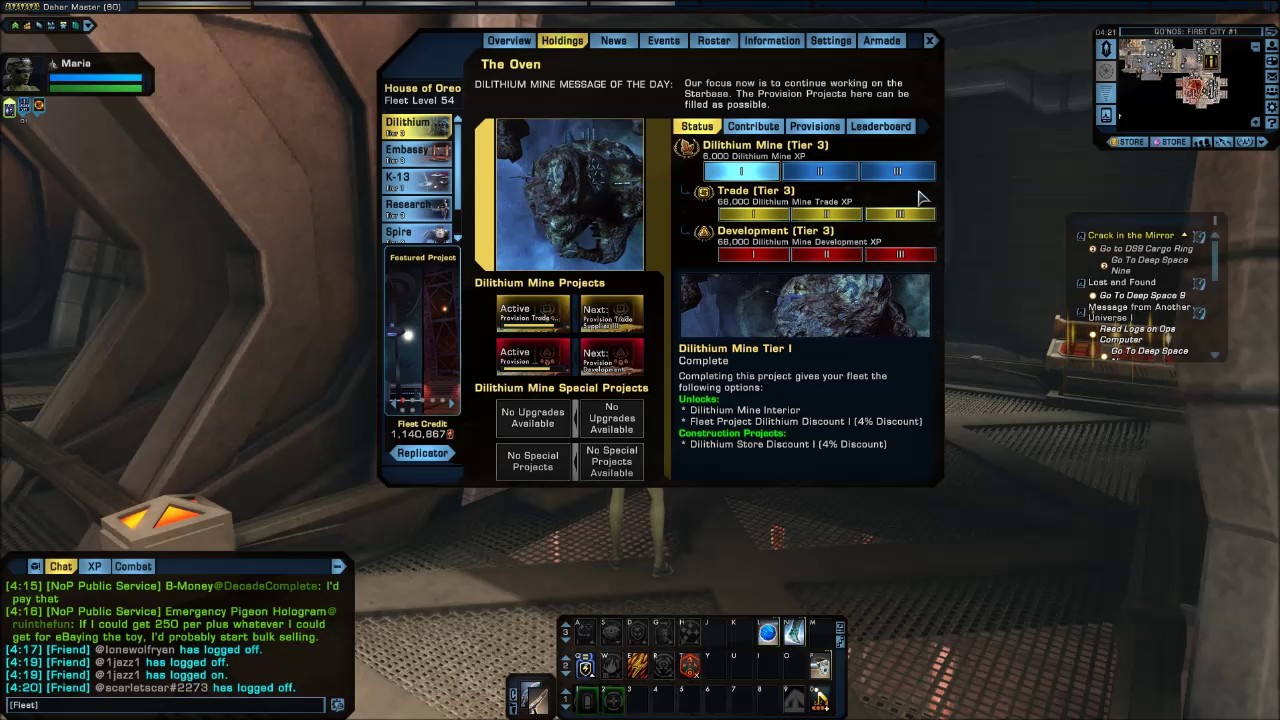 Star Trek Online - Teacher's Corner - Donating to Fleet and Armada Projects