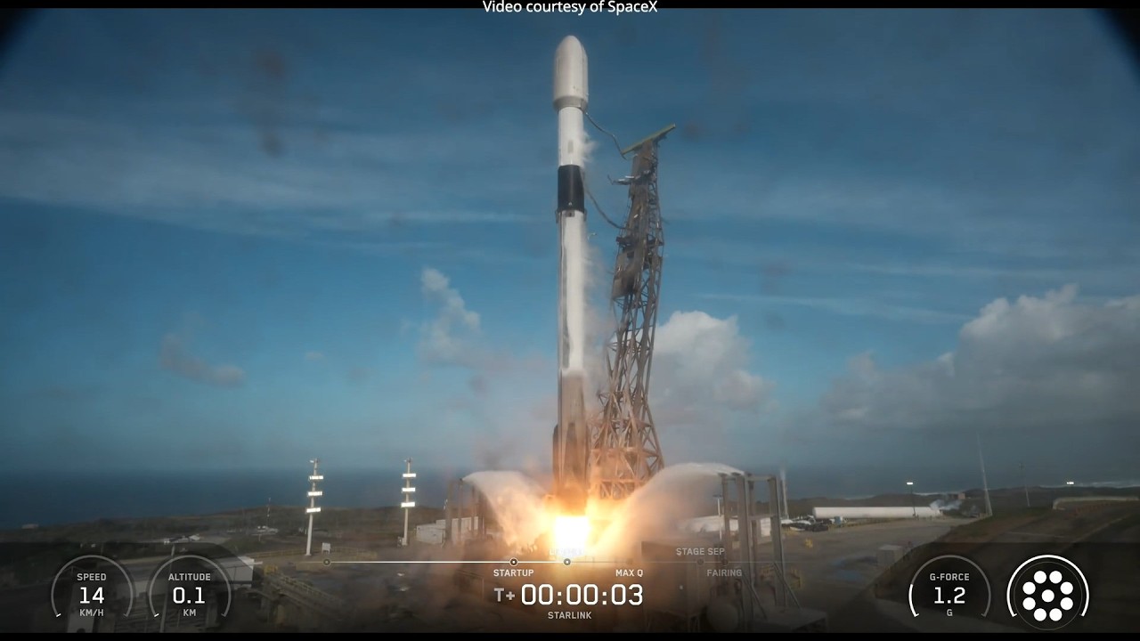 SpaceX Starlink 353 launch and Falcon 9 first stage landing, 11 February 2026
