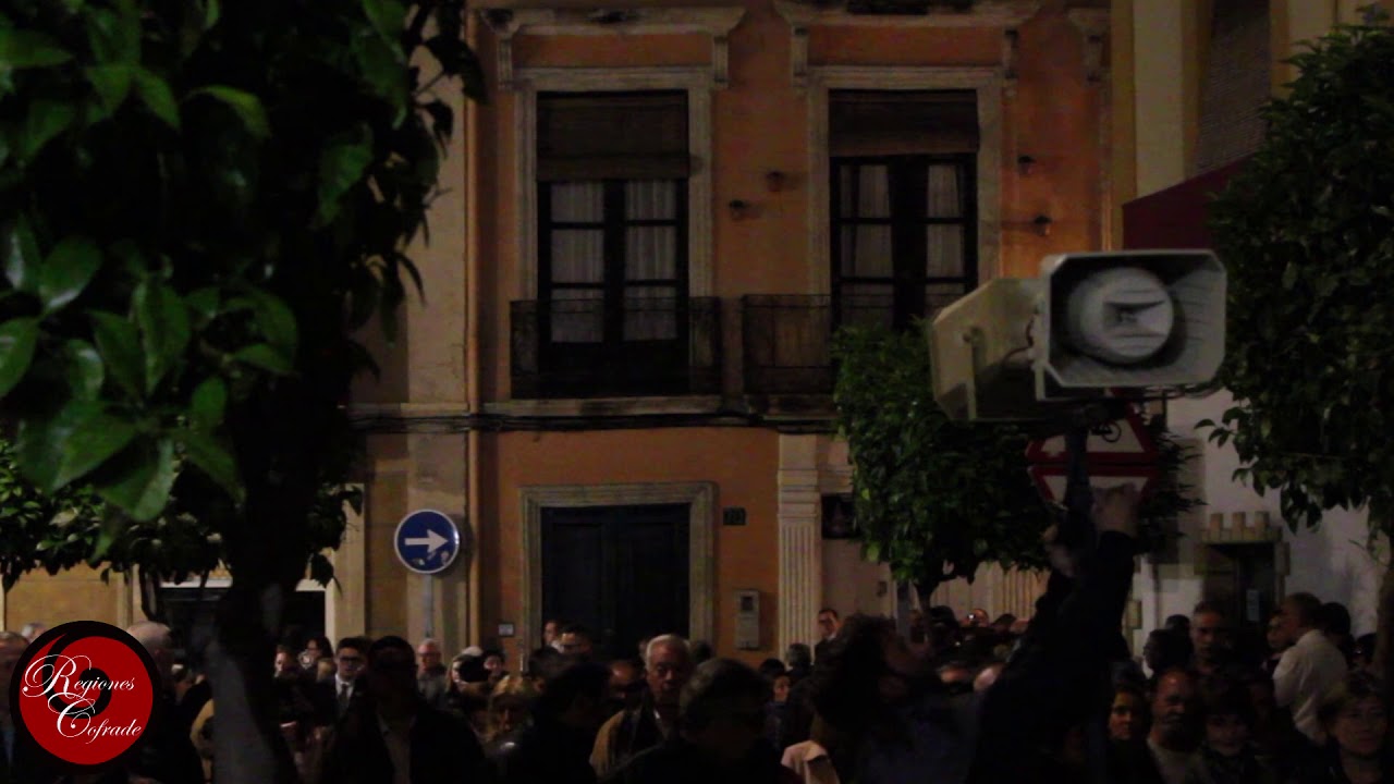 Salida procesional del Cristo de la Escucha - Almería 2019.