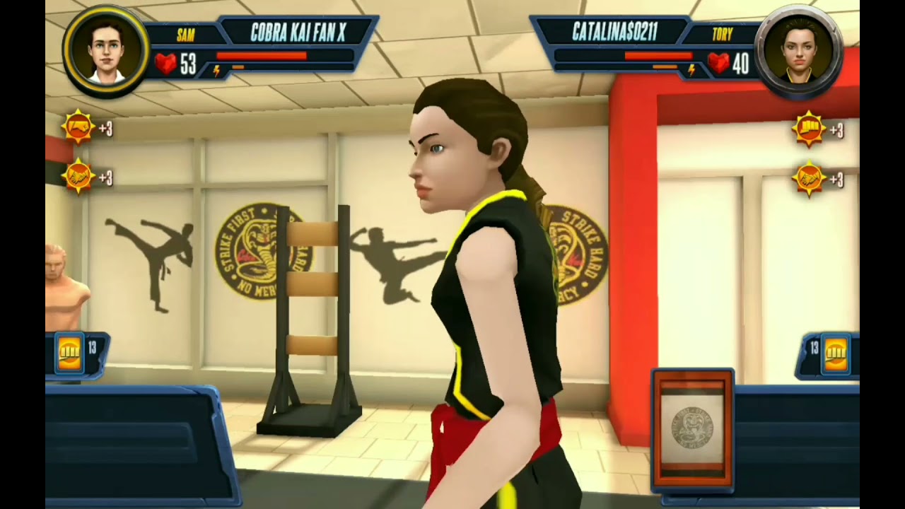 Cobra Kai Card Fighter - Sam vs Tory
