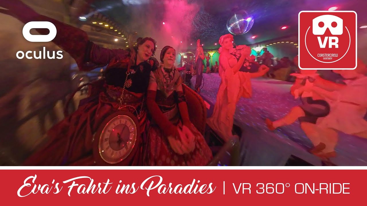 360° Eva's Fahrt ins Paradies | Karussell Historischer Jahrmarkt Steampunk #vr360 vrthrillride