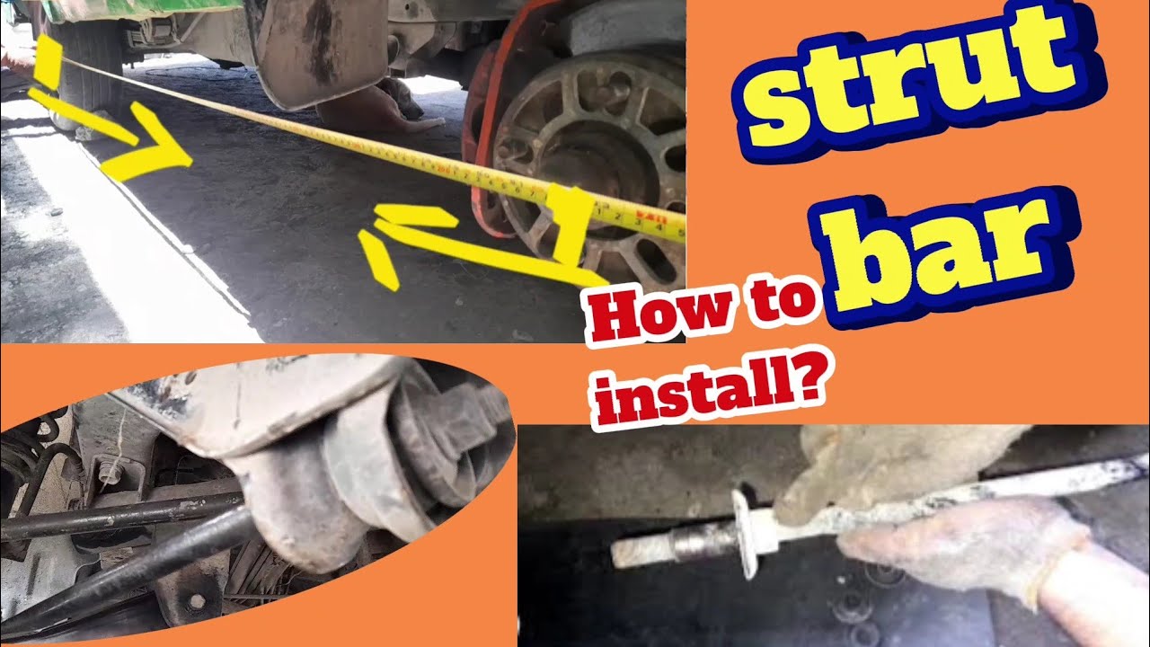 How to install Strut Bar and how to replace Bushing