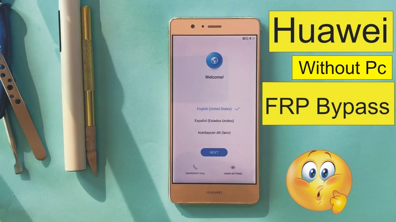 Huawei P9 Lite 7.0,7.1,8.0,8.1 frp bypass Without PC | lite vns-l21 FRP bypass google Account verify