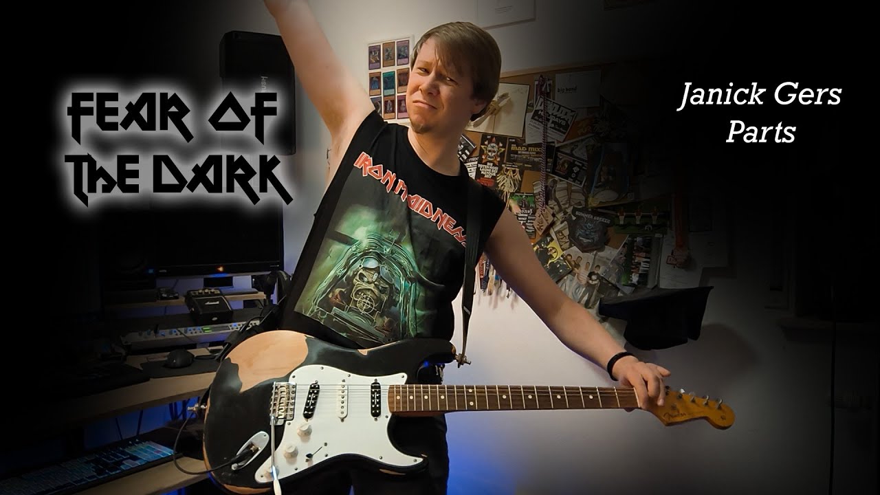 FEAR OF THE DARK (Iron Maiden) Janick Gers Guitar Playthrough