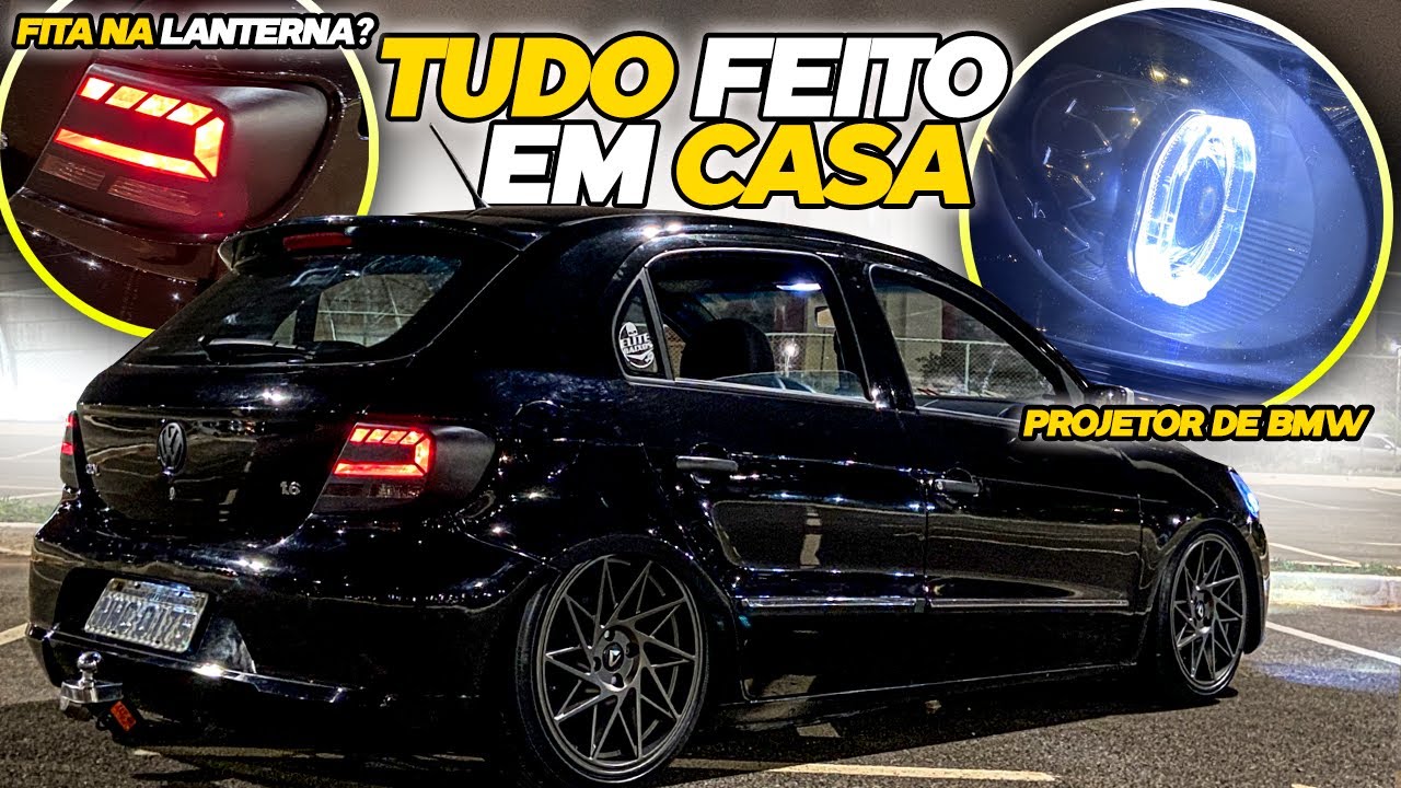 GOL G5 ALL BLACK TODO FEITO EM CASA
