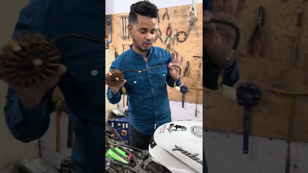 Ns200 coil plate problem battery charge nhi ho ra hai