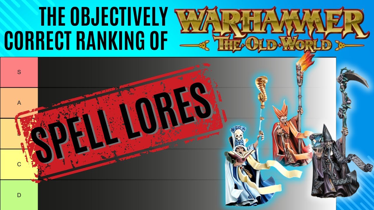 Ranking the BEST and WORST Spell Lores in the Old World with special guest James Ramsey!