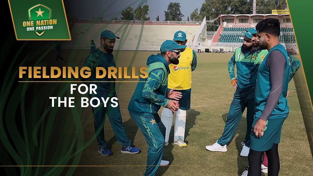 Fielding drills for the boys 🏏🏃 | PCB | MA2L
