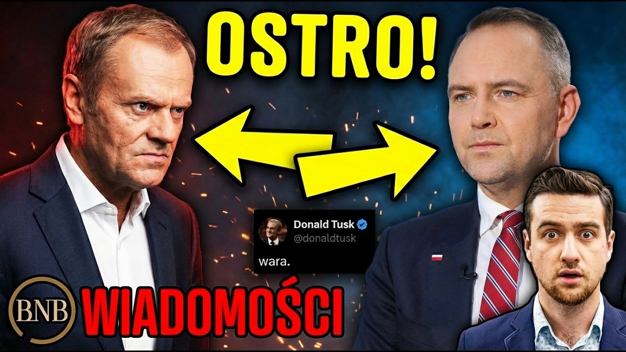 PILNE! AWANTURA Tuska z Nawrockim! Premier Nigdy Nie Był TAK WŚCIEKŁY“
