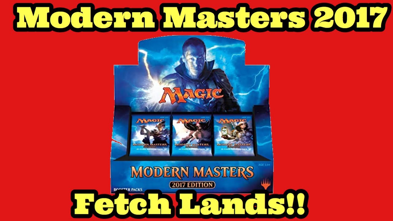 Modern Masters 2017 Booster Box Opening No Mystery here just FETCH LaNdS!!! Mythics!!!