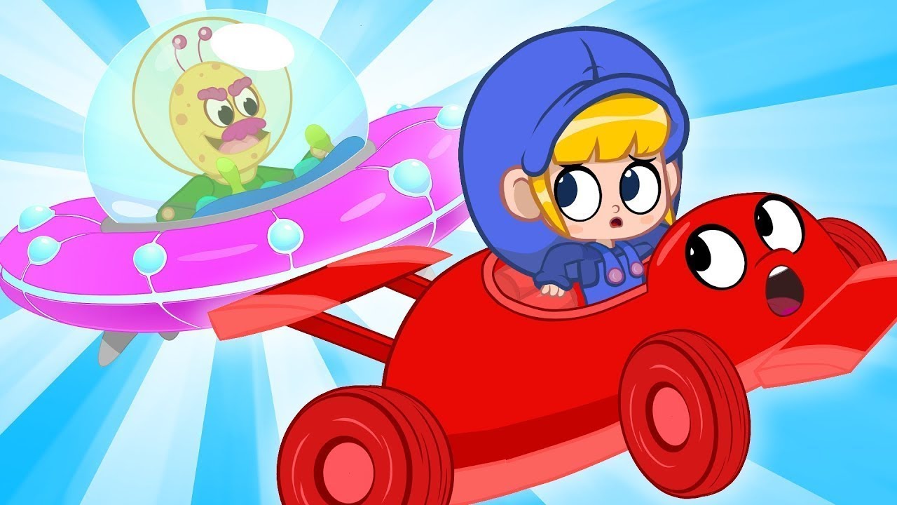 Mila & Morphle Literacy | Racecar Alien Race | Cartoons with Subtitles