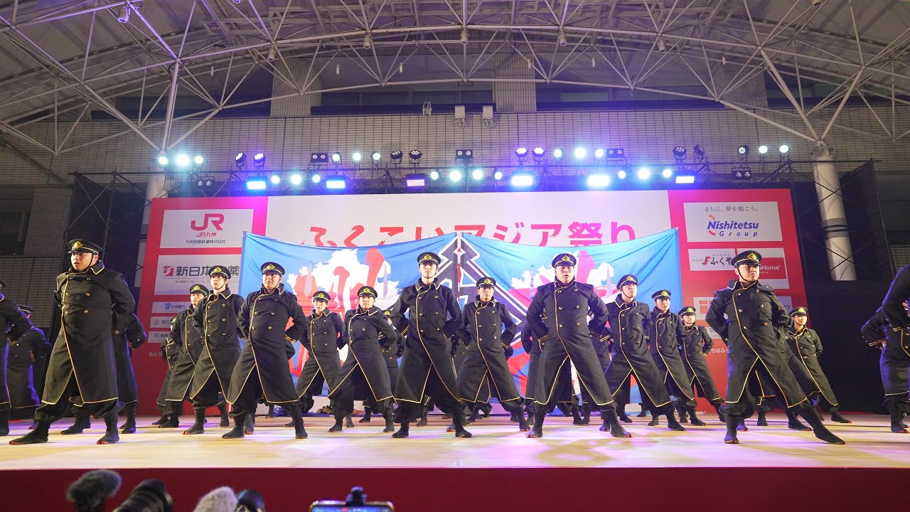 [4K] ＪＲ九州櫻燕隊　ふくこいアジア祭り2024 土曜日 ふくこいナイト