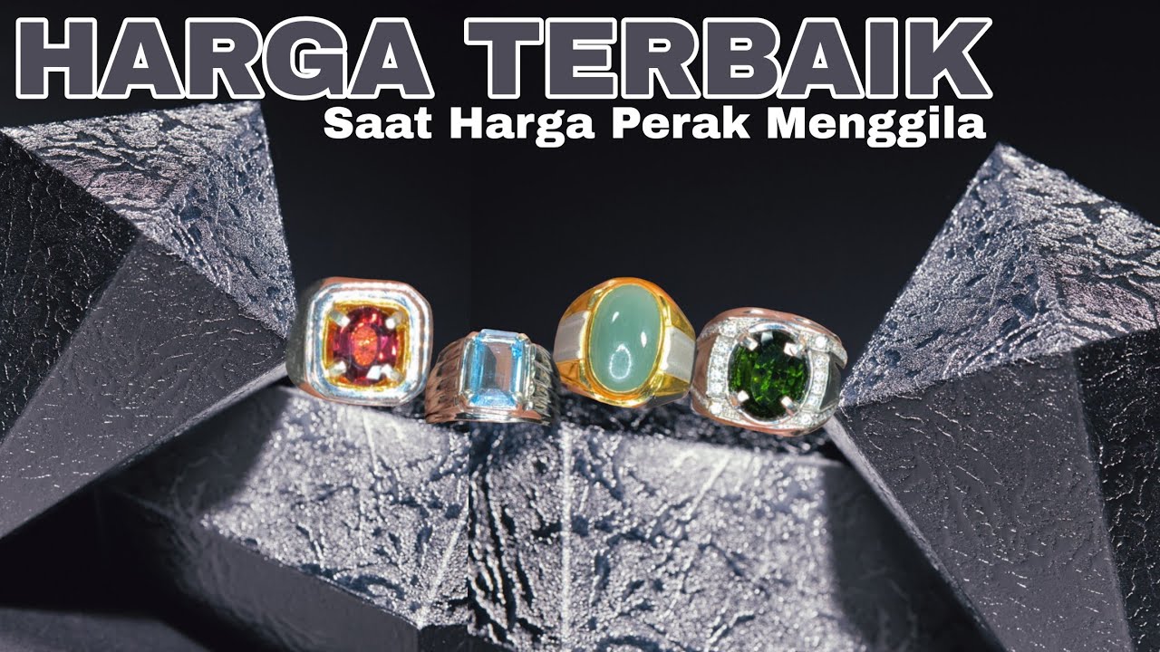 DI JUAL !! Permata Ring Perak Pesanan Dengan Permata Original Bergaransi Seumur hidup  