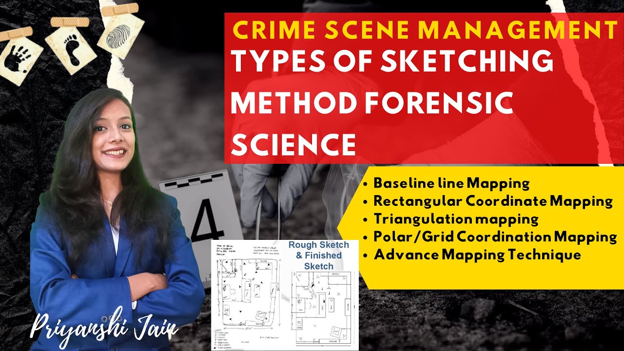 Crime Scene Sketching Methods| Types of Sketches| Forensic Science | UGC-NET, B.Sc., M.Sc | DHSGSU